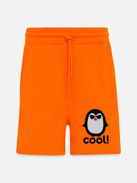Pinguïn frais - Short bio décontracté fabriqué en UE - SUNSET ORANGE