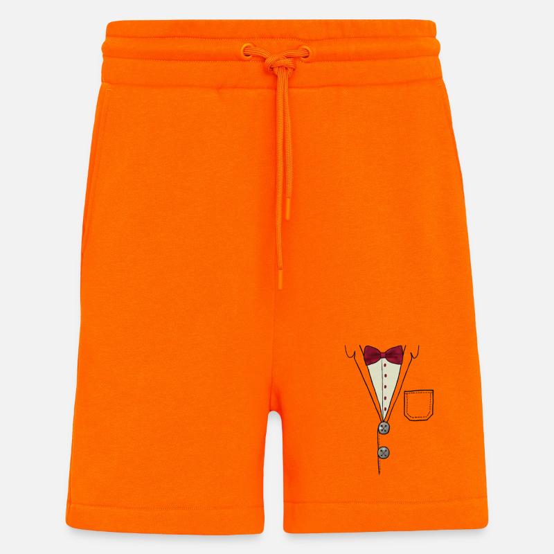Hemd mit Fliege - Shorts - made by SPREAD - SUNSET ORANGE