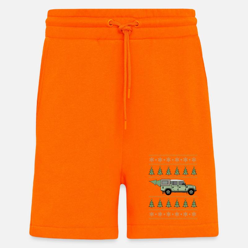 Defender Pickup - Weihnachtsbaum - Shorts - made by SPREAD - SUNSET ORANGE