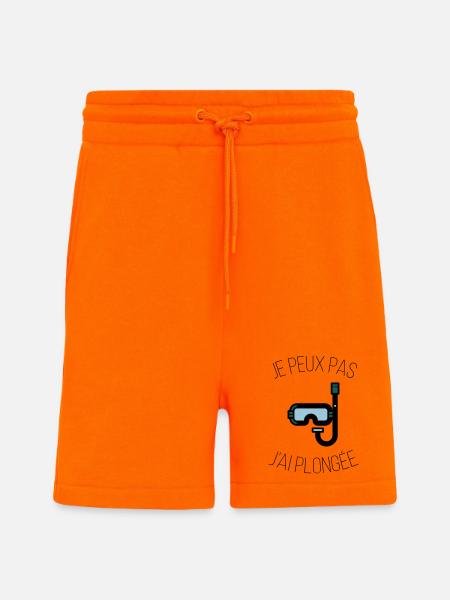 i can't i dived - Shorts - made by SPREAD - SUNSET ORANGE