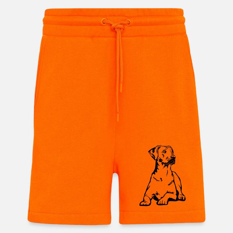 Rhodesian Ridgeback - Shorts - made by SPREAD - SUNSET ORANGE