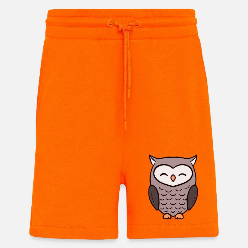 Eule Eulen - Shorts - made by SPREAD - SUNSET ORANGE