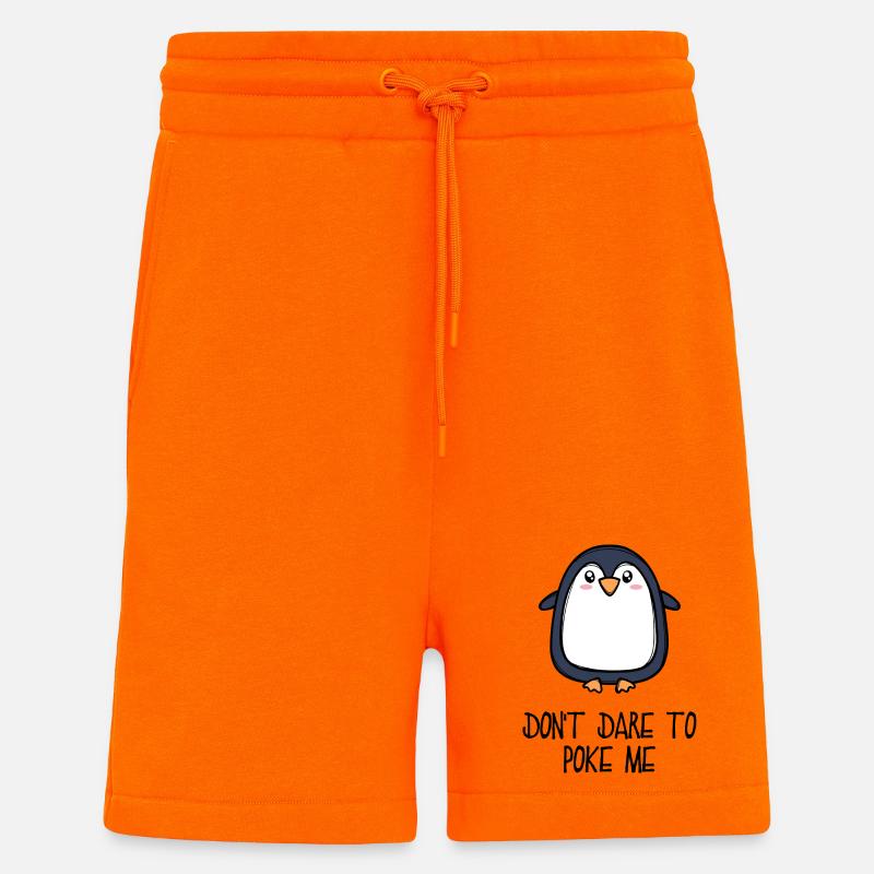 Cool Tier Vogel Statement Pinguin Südpol - Shorts - made by SPREAD - SUNSET ORANGE