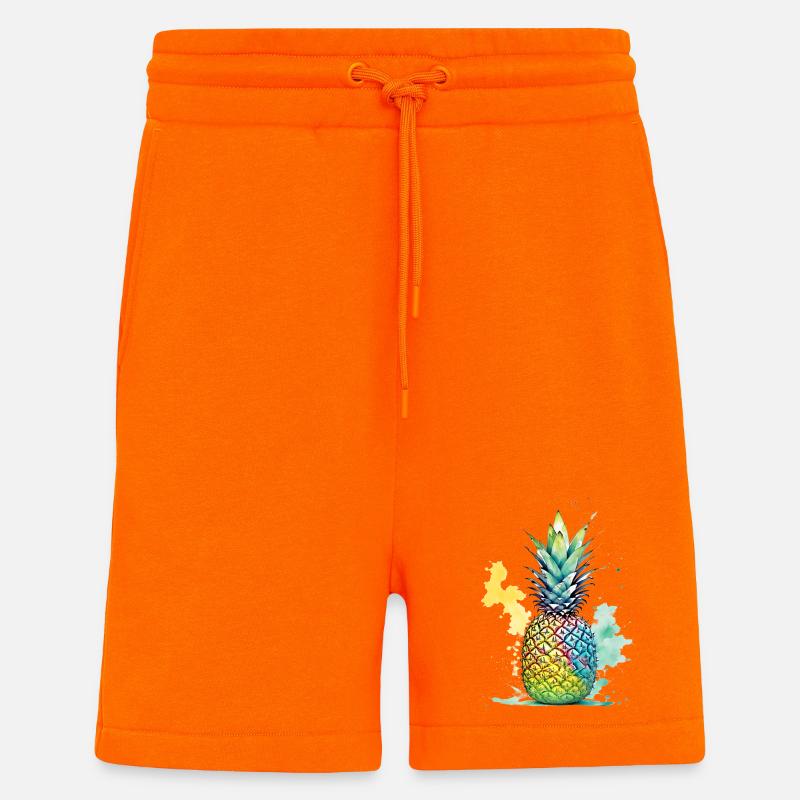 Ananas - Shorts - made by SPREAD - SUNSET ORANGE