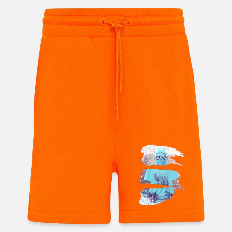 Es schneit - Shorts - made by SPREAD - SUNSET ORANGE