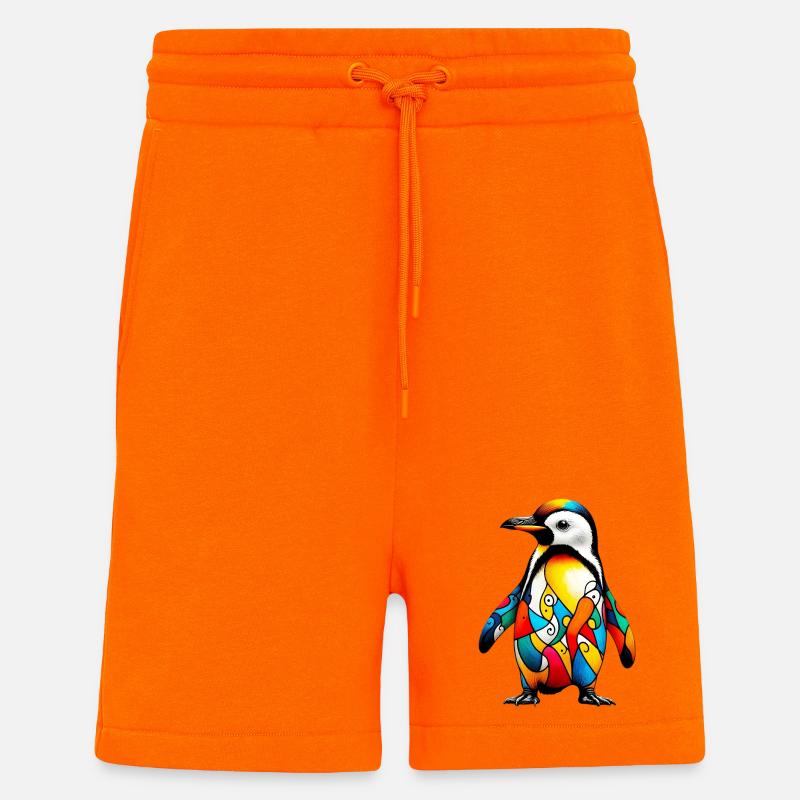 Penguin - Shorts - made by SPREAD - SUNSET ORANGE