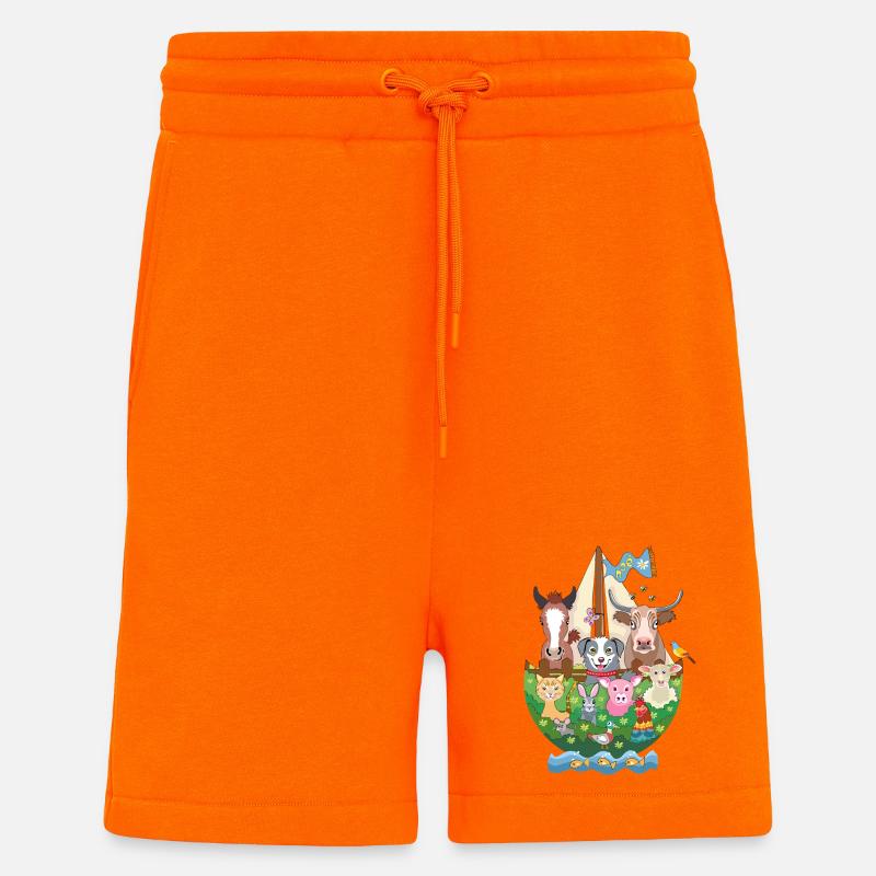 Noahs Arche - Shorts - made by SPREAD - SUNSET ORANGE