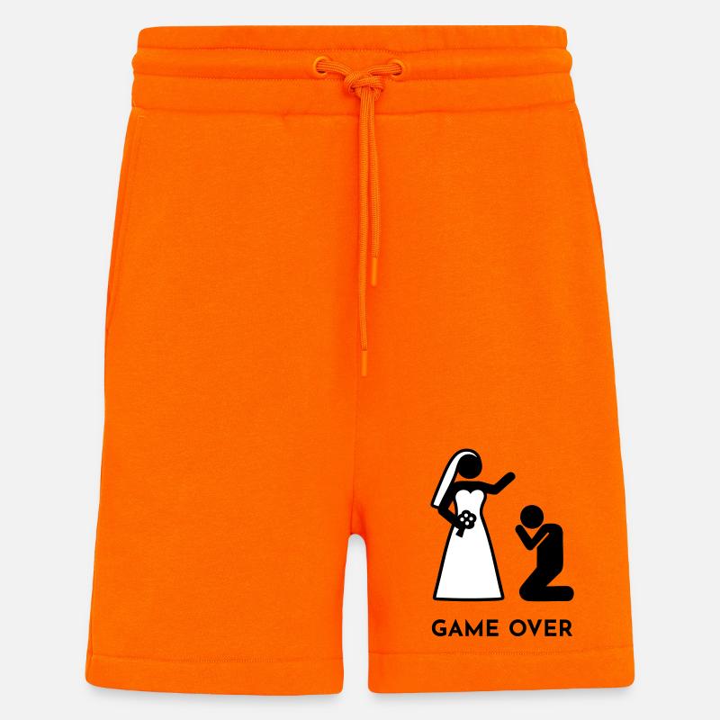 Hochzeit - Das Spiel ist vorbei - Shorts - made by SPREAD - SUNSET ORANGE