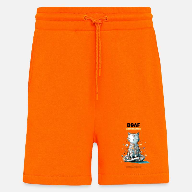 La DGAF - Short bio décontracté fabriqué en UE - SUNSET ORANGE