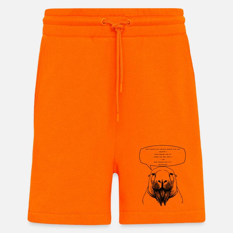 Sprichst du Morsecode? - Shorts - made by SPREAD - SUNSET ORANGE