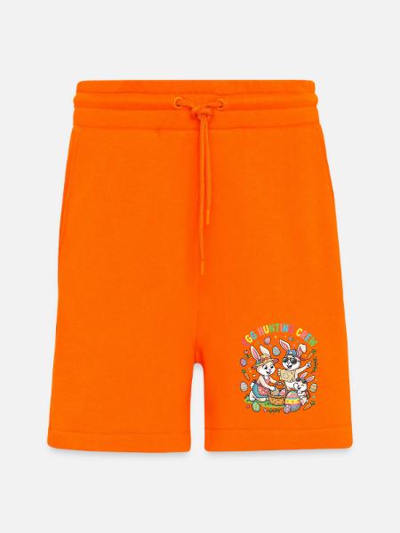 Hoster Bunny Family - Egg Collector - Shorts - made by SPREAD - SUNSET ORANGE