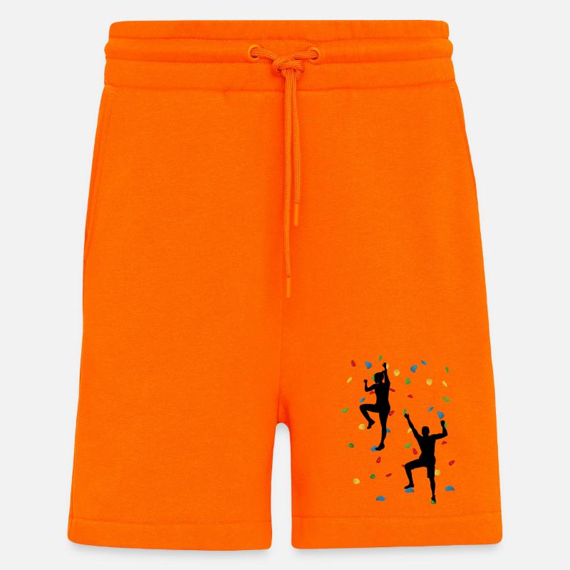 Climbing Wall Duo – Climbing Challenge - Shorts - made by SPREAD - SUNSET ORANGE