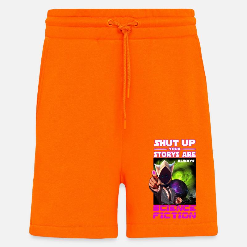 sci fi - Shorts - made by SPREAD - SUNSET ORANGE
