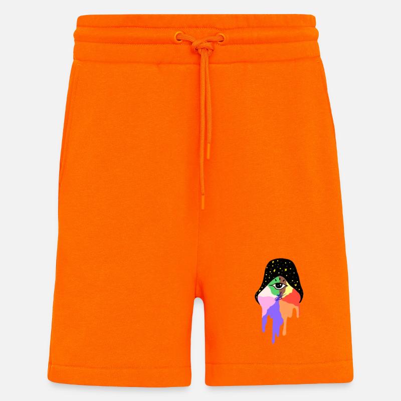 Sternenregenbogen Mystische Illustration - Shorts - made by SPREAD - SUNSET ORANGE