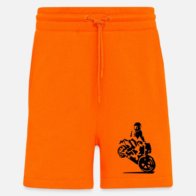 Motorrad stunt - Shorts - made by SPREAD - SUNSET ORANGE