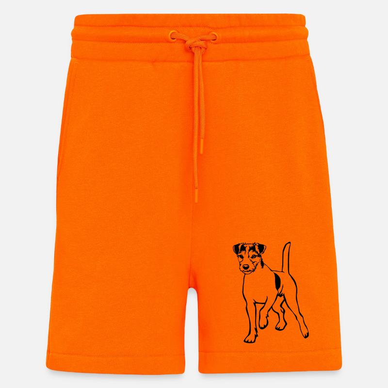 Parson Russell Terrier - Short bio décontracté fabriqué en UE - SUNSET ORANGE