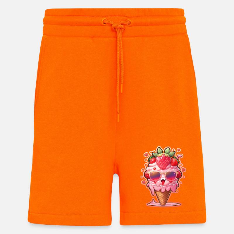 Erdbeereis - Shorts - made by SPREAD - SUNSET ORANGE