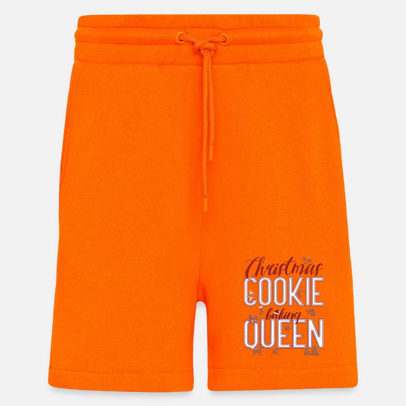 Christmas Cookie Baking Queen - Shorts - made by SPREAD - SUNSET ORANGE