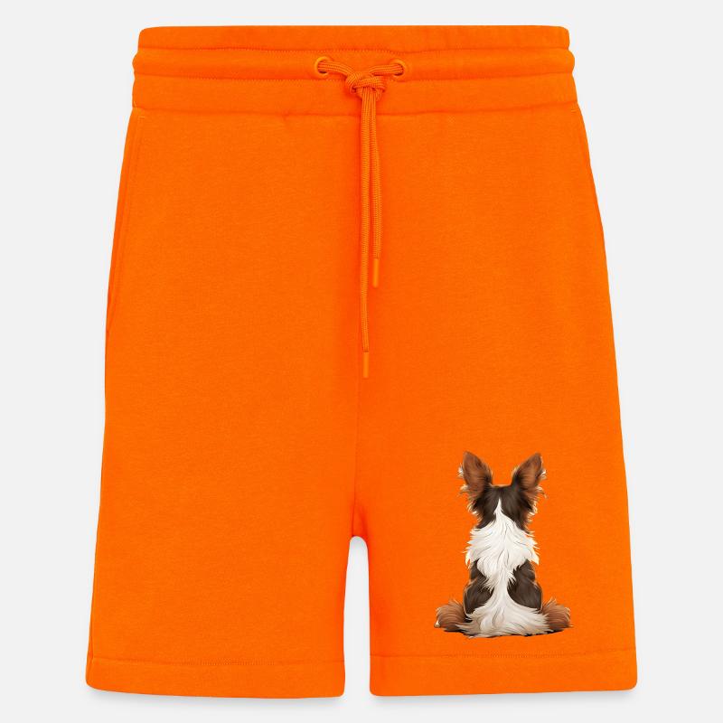 Papillon - Short bio décontracté fabriqué en UE - SUNSET ORANGE