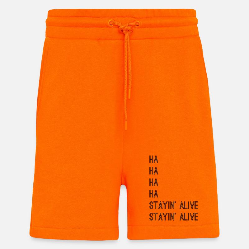 Stayin alive! - Shorts - made by SPREAD - SUNSET ORANGE