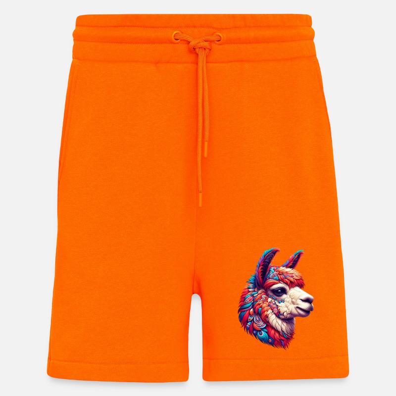 Alpaca - Shorts - made by SPREAD - SUNSET ORANGE