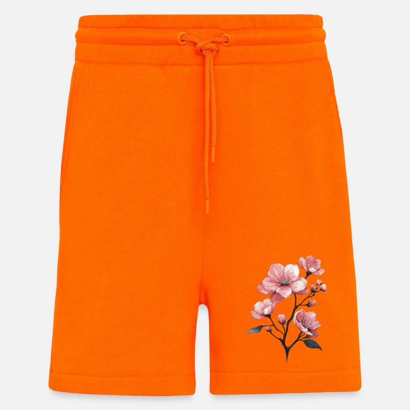 Kirschblüte - Shorts - made by SPREAD - SUNSET ORANGE