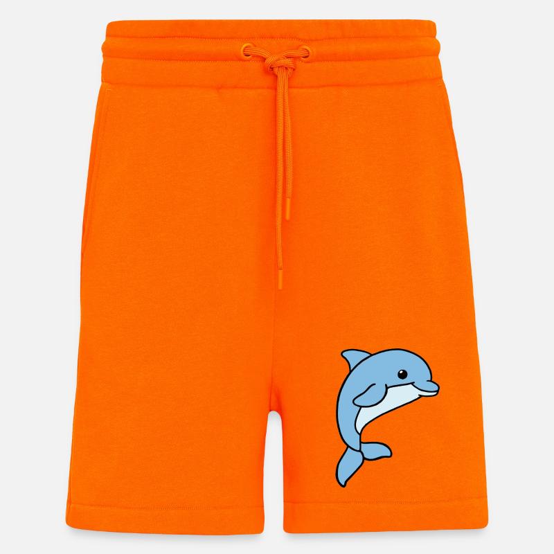Delfin - Shorts - made by SPREAD - SUNSET ORANGE