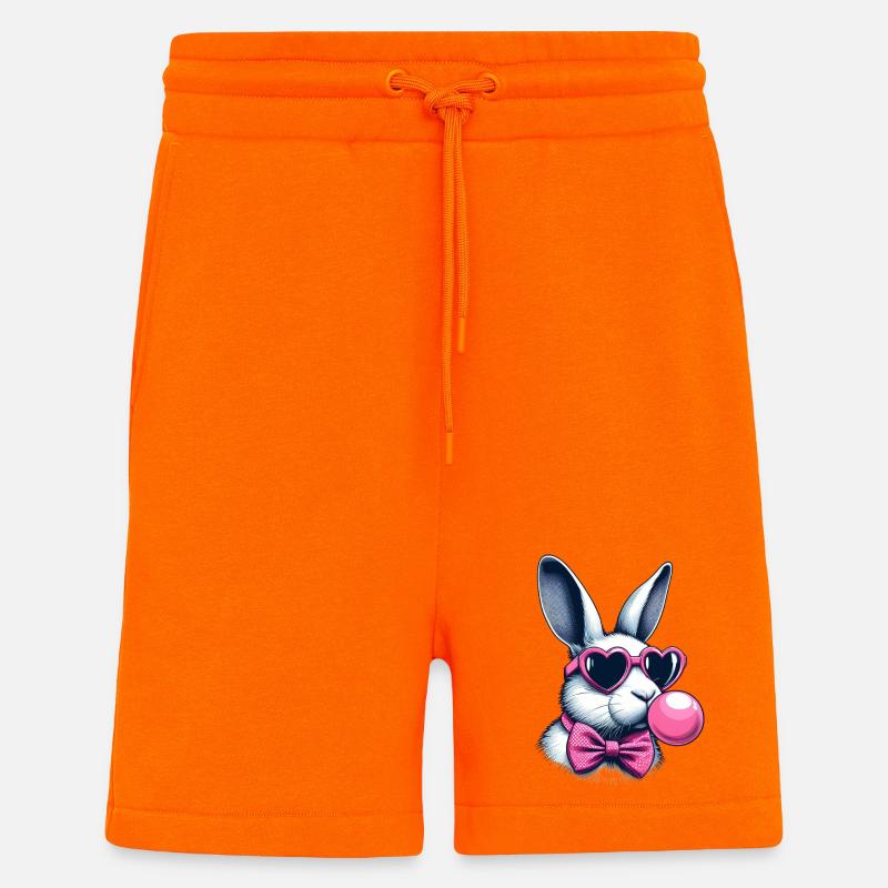 SSW31 Bunny mit Kaugummi - Shorts - made by SPREAD - SUNSET ORANGE