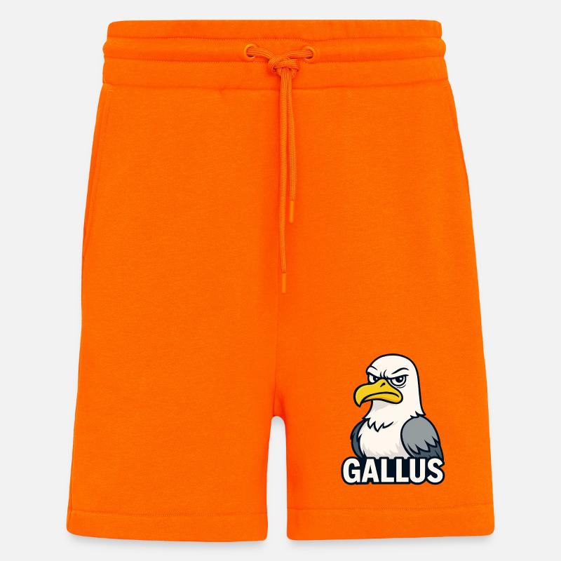 Kühner Adler Maskottchen Illustration - Shorts - made by SPREAD - SUNSET ORANGE