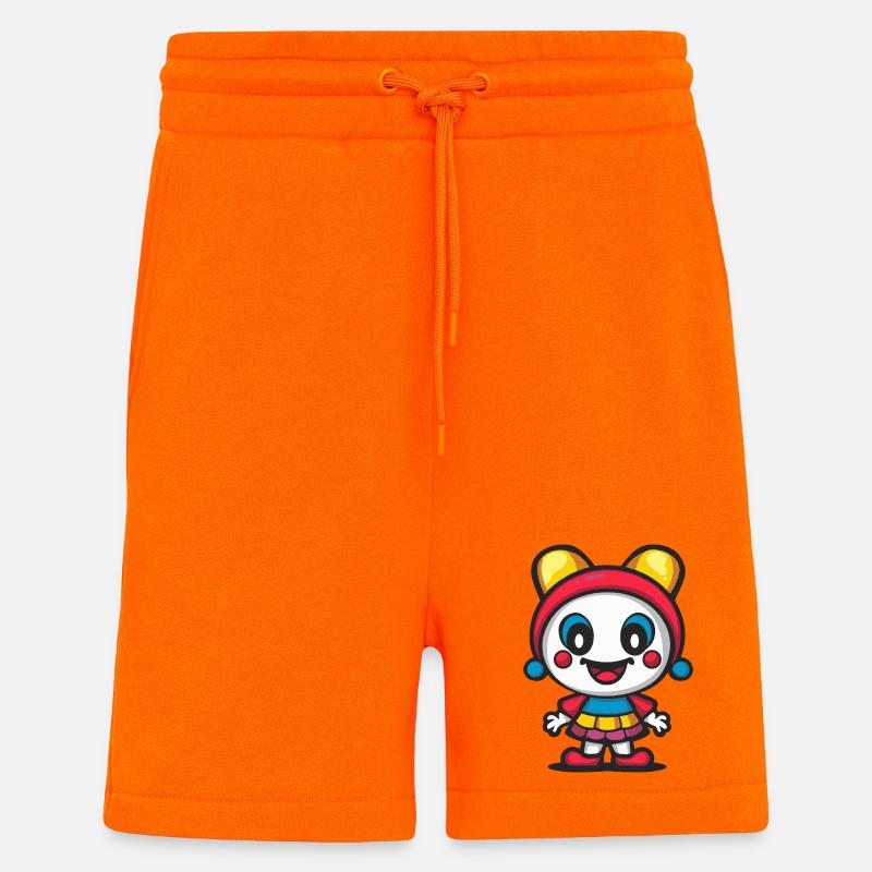 Halloween Clown Niedlich Comic - Shorts - made by SPREAD - SUNSET ORANGE