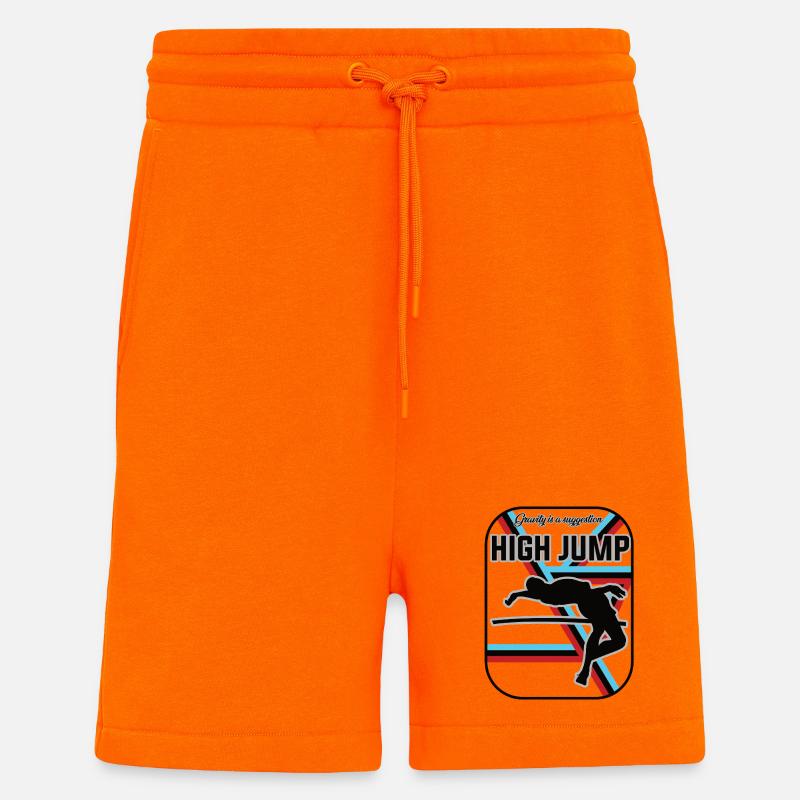Hochsprung Design – Fly over your limits - Shorts - made by SPREAD - SUNSET ORANGE