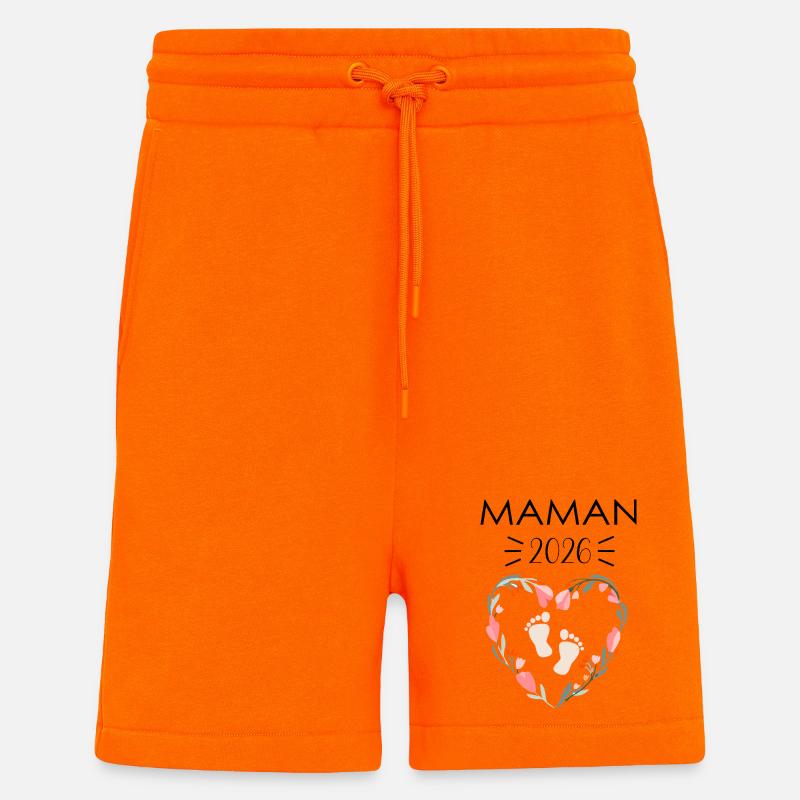 Werdende Mutter 2026 - Shorts - made by SPREAD - SUNSET ORANGE