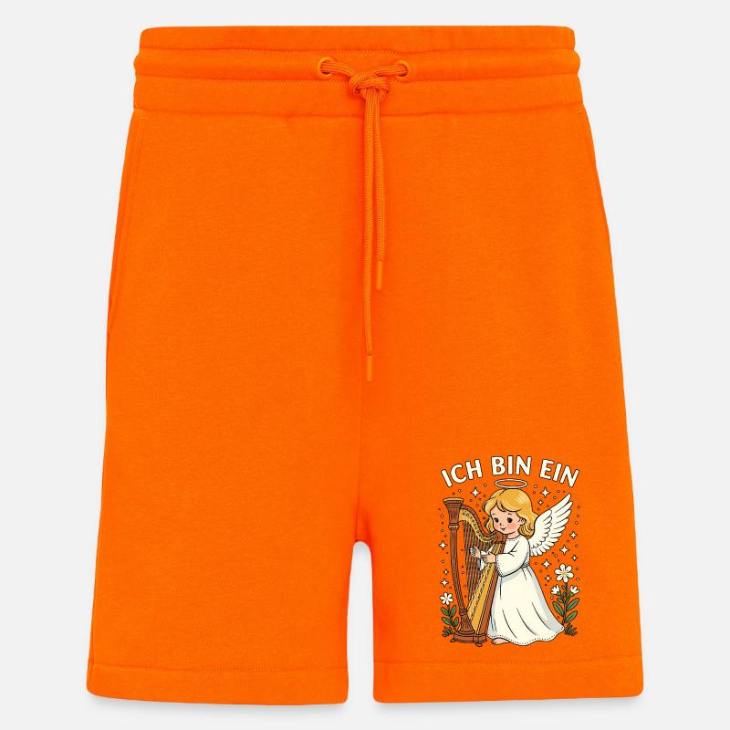 Engel Harfe Fasching Karneval Mädchen Kostüm  - Shorts - made by SPREAD - SUNSET ORANGE