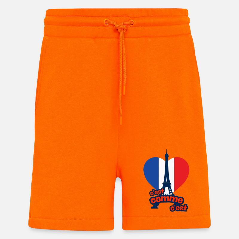 c'est as c'est – Frankreich - Shorts - made by SPREAD - SUNSET ORANGE