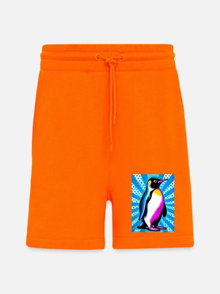 pingouin - Short bio décontracté fabriqué en UE - SUNSET ORANGE