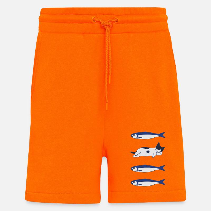 Fisch und Kit - Shorts - made by SPREAD - SUNSET ORANGE