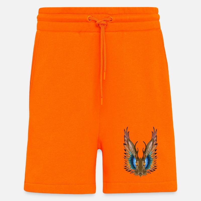 Wolpertinger - Short bio décontracté fabriqué en UE - SUNSET ORANGE