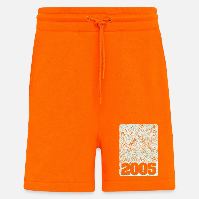 2005 - Short bio décontracté fabriqué en UE - SUNSET ORANGE