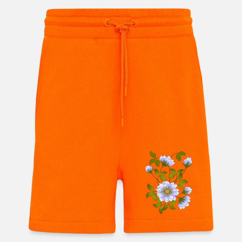 Blumen - Shorts - made by SPREAD - SUNSET ORANGE