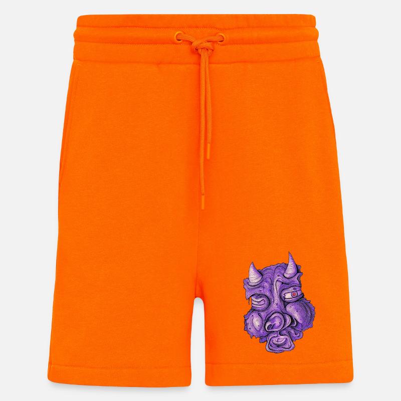 Purple devil - Shorts - made by SPREAD - SUNSET ORANGE