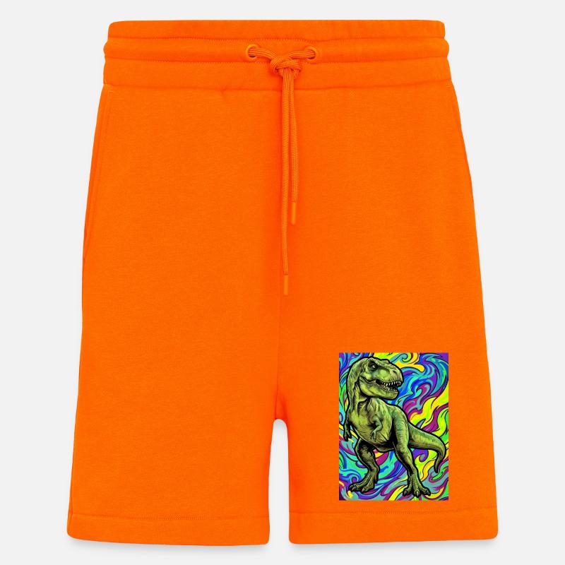 Dinosaurier - Shorts - made by SPREAD - SUNSET ORANGE
