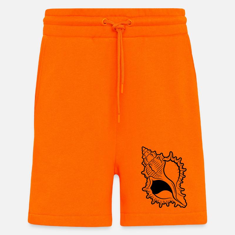 shell - Shorts - made by SPREAD - SUNSET ORANGE
