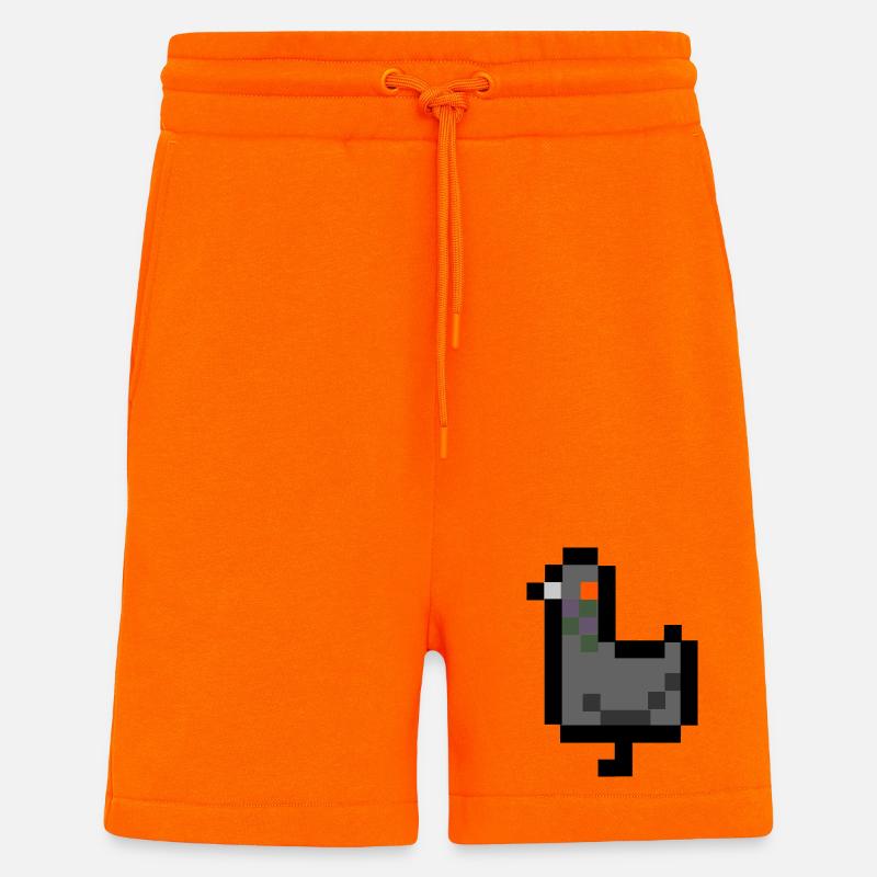 Pixeltaube - Shorts - made by SPREAD - SUNSET ORANGE
