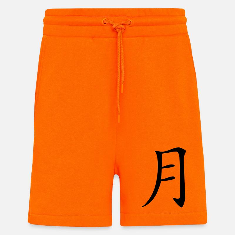 Mond - Short bio décontracté fabriqué en UE - SUNSET ORANGE