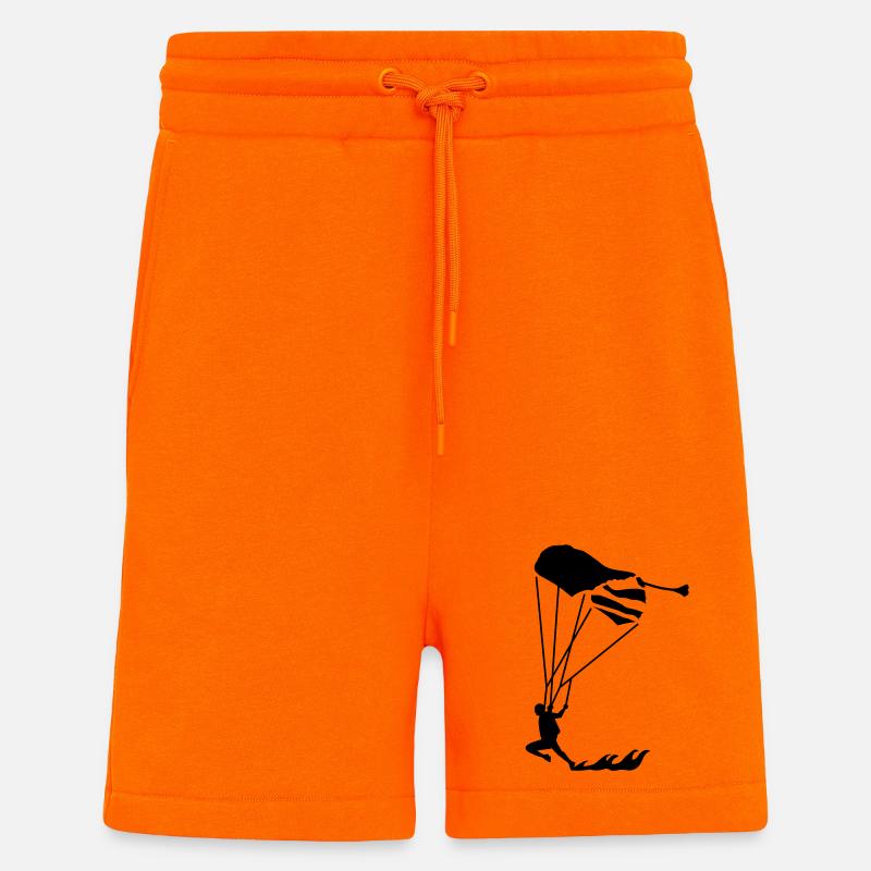 swoop_1 - Short bio décontracté fabriqué en UE - SUNSET ORANGE