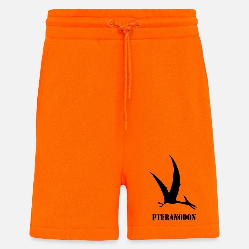 pteranodon - Shorts - made by SPREAD - SUNSET ORANGE