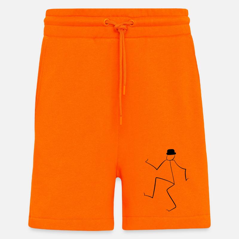 Danse - Short bio décontracté fabriqué en UE - SUNSET ORANGE
