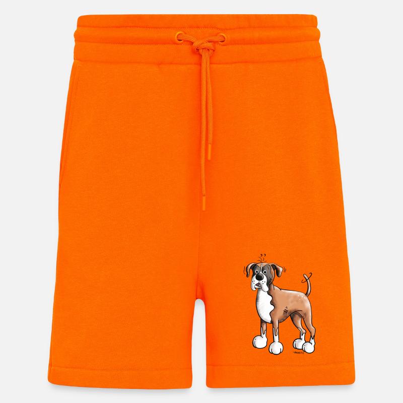 Lustiger Deutscher Boxer - Shorts - made by SPREAD - SUNSET ORANGE