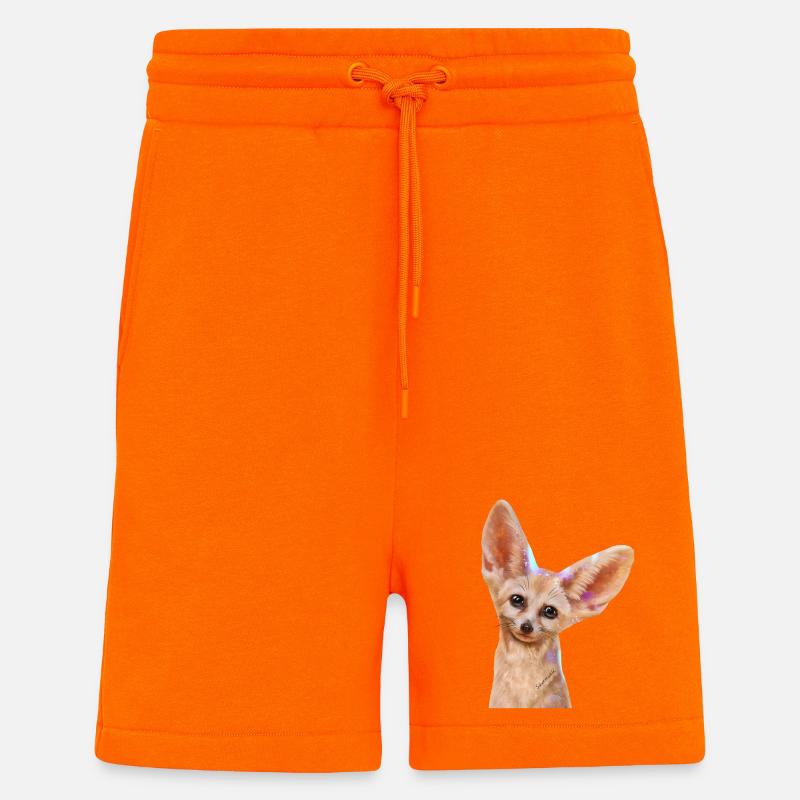 Fennec - Short bio décontracté fabriqué en UE - SUNSET ORANGE