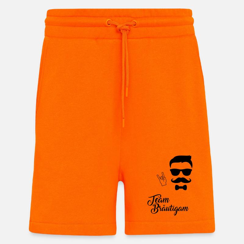 Team Bräutigam - Rock n Roll - Shorts - made by SPREAD - SUNSET ORANGE